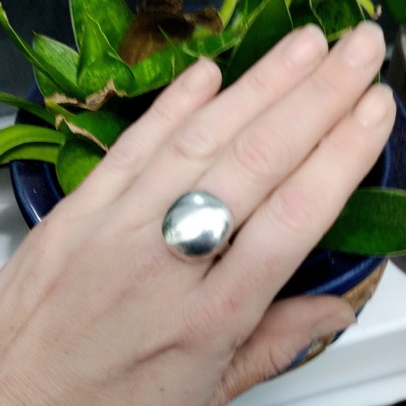 Vintage Jewelry - Vintage Bengt Hallberg Swedish MCM Sterling Silver Ring